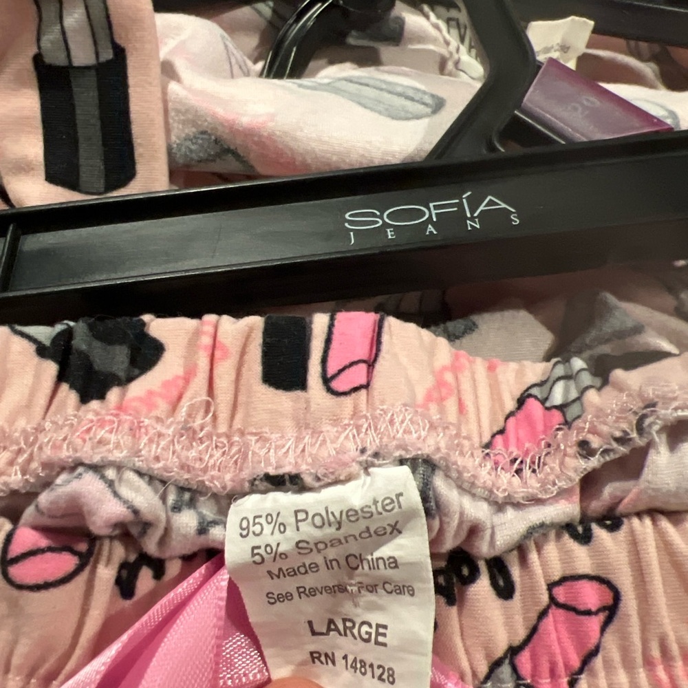 Mentally Exhausted Pink Pajama Set - Picture 3 of 3